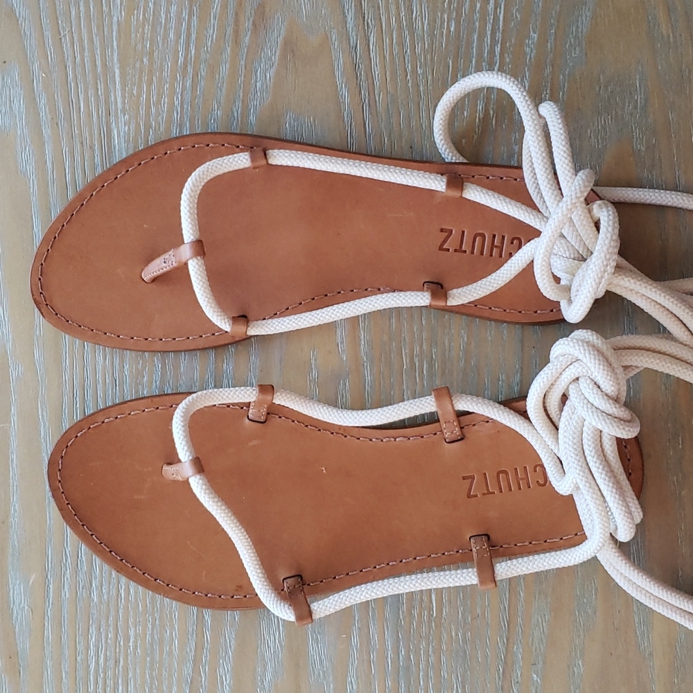 NEW Schutz Wrap Up Sandals